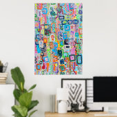 Block Party 24 x 36 Poster (Heimbüro)
