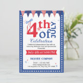 Block Party 4. Juli Einladung (Stehend Vorderseite)