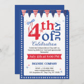 Block Party 4. Juli Einladung (Vorne/Hinten)