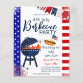 Block Party 4. Juli GRILLEN Party Nachbarn P Flyer (Vorne)