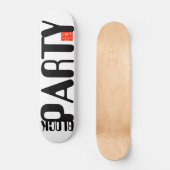 bLOCK PARTYSkateboard Skateboard (Vorderseite)