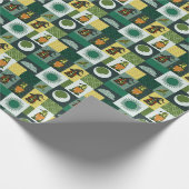 Block-Patchwork (Kosmischer Nebel) Geschenkpapier (Ecke)