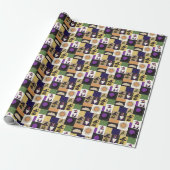 Block-Patchwork (Sonnenkorona) Geschenkpapier (Ungerollt)