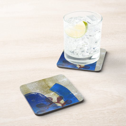 Block Print 7 Getränkeuntersetzer (Rechte Seite)