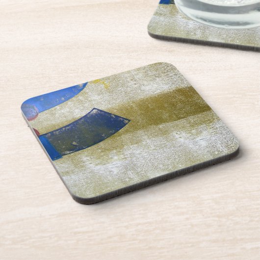 Block Print 8 Getränkeuntersetzer (Linke Seite)