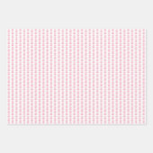 Block Print Flowers Wrapping Paper Geschenkpapier Set (Vorderseite 3)