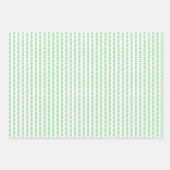 Block Print Flowers Wrapping Paper Geschenkpapier Set (Vorderseite 2)