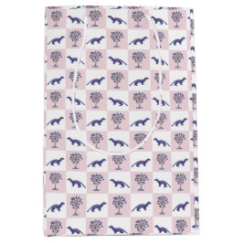 Block Print Palmettos & Mongooses Mittlere Geschenktüte