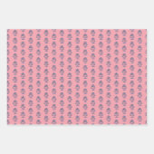 Block Print Wrapper Geschenkpapier Set (Vorderseite 3)