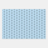 Block Print Wrapper Geschenkpapier Set (Vorderseite)