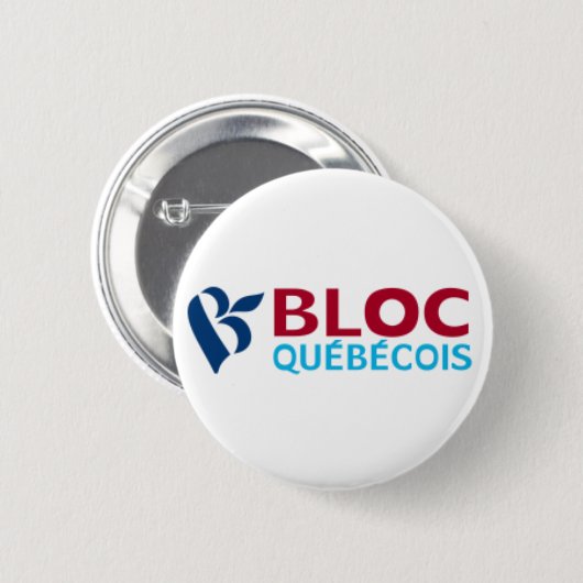 Block Québécois Button (Vorne & Hinten)