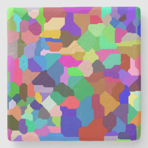 Block Tile Kalkstein-Untersetzer Steinuntersetzer