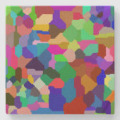 Block Tile Sandstone Untersetzer (Vorderseite)