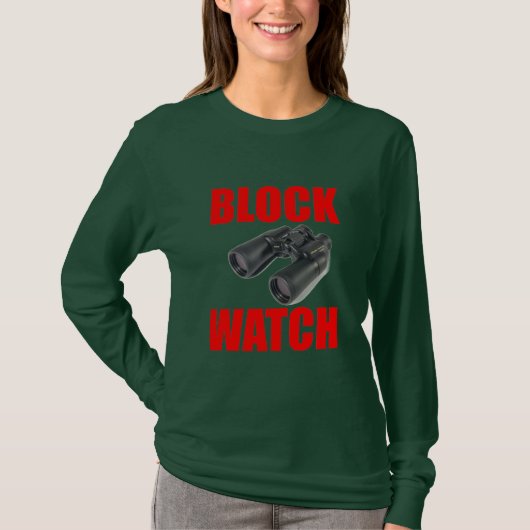 Block-Uhr-Shirt T-Shirt (Vorderseite)