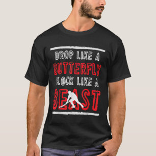 Block und Drop-Feldhockey-Geschenk Feldhockey spie T-Shirt