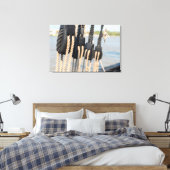 Block und Verpackung eines Schiffes Leinwanddruck (Insitu (Schlafzimmer))