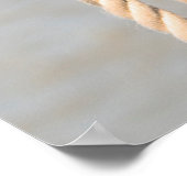 Block und Verpackung eines Schiffes Poster (Ecke)