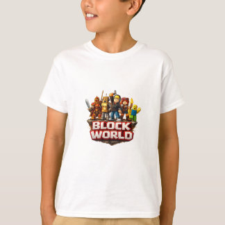 Block World Gamer Squad Design – Farbiger Cube Cha T-Shirt