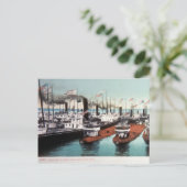 Blockade bei Sault Ste Marie - Vintag Postkarte (Stehend Vorderseite)