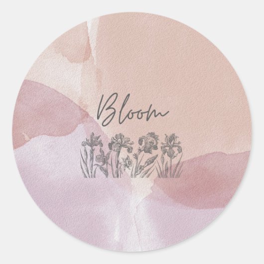 Blockaufkleber Runder Aufkleber (Vorderseite)