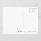 Blockbuchstabe "A" Holzschnitt Holzblock Postkarte (Rückseite)