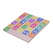 Blockbuchstaben Fliese (Seite)