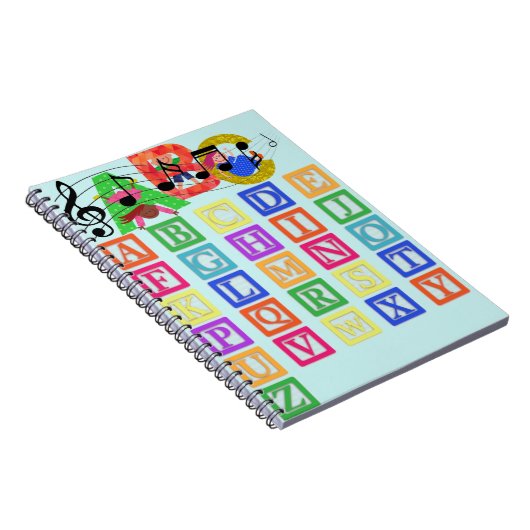 Blockbuchstaben Notizblock (Rechte Seite)