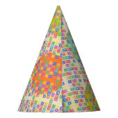 Blockbuchstaben Partyhütchen (Rückseite)