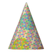 Blockbuchstaben Partyhütchen (Links)