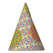 Blockbuchstaben Partyhütchen (Rechts)