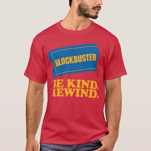 Blockbuster sind Kind Rückwind Vintag T-Shirt (Vorderseite)