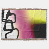 Blockchain: Abstrakt rosa, gelb, schwarz und weiß Decke (Vorderseite)