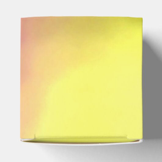 Blockchain: Abstrakt rosa, gelb, schwarz und weiß Geschenkschachtel (Oben)