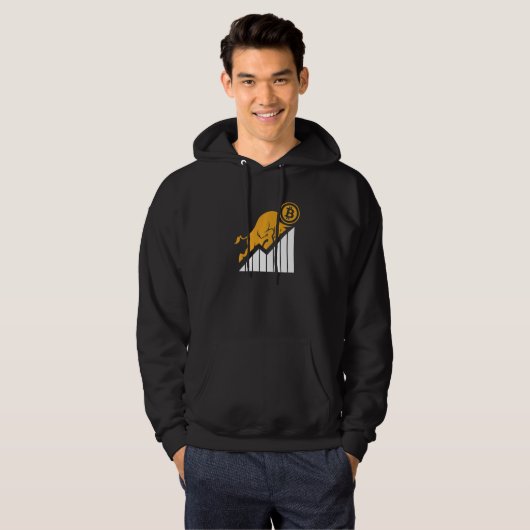 Blockchain Crypto Crypto Currency Crypto Trader Bi Hoodie (Vorne ganz)