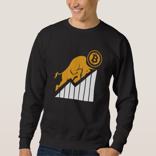 Blockchain Crypto Crypto Currency Crypto Trader Bi Sweatshirt (Vorderseite)