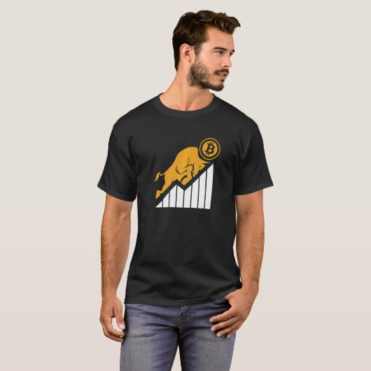 Blockchain Crypto Crypto Currency Crypto Trader Bi T-Shirt (Vorne ganz)