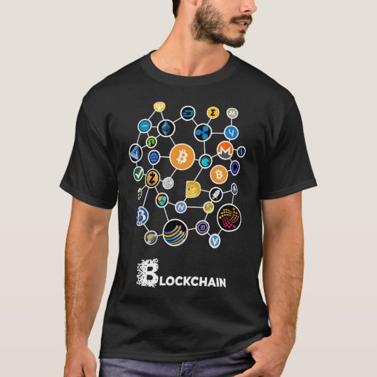 Blockchain Crypto - Kryptowährung - Shirt Hoodie - (Vorderseite)