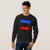Blockchain ist Freiheit Sweatshirt (Vorne ganz)