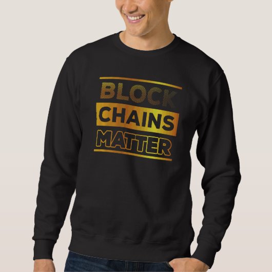 Blockchain Kryptowährung Bitcoin Crypto Traders M Sweatshirt (Vorderseite)