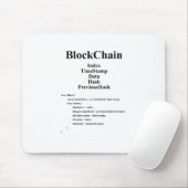 BlockChain Mousepad (Mit Mouse)