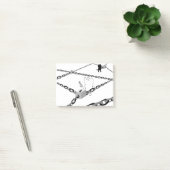 Blockchain Network Technology Secret Key Cat Post-it Klebezettel (Büro)