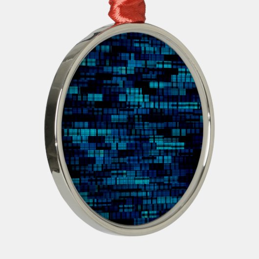 Blockchain Technologie-oder Ornament Aus Metall (Rechts)