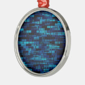 Blockchain Technologie-oder Ornament Aus Metall (Links)