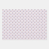 Blockdruck Botanicals und Tiere Geschenkpapier Set (Vorderseite 3)