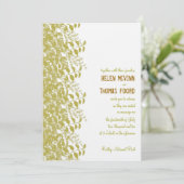 Blockdruck Einladung (Stehend Vorderseite)