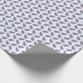 Blockdruck-Formschnittbaum Geschenkpapier (Ecke)
