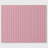 Blockdruck-Lotusblume Geschenkpapier (Flach)