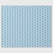 Blockdruck Palmettopalme  Geschenkpapier (Flach)