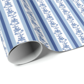 Blockdrucklotus Geschenkpapier