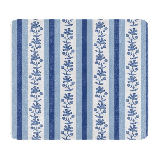 Blockdrucklotus Schneidebrett (Vorderseite)